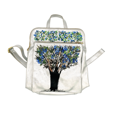 Zaino in pelle - Wise - serie "love for Nature"