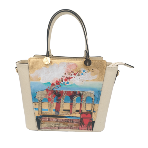 Hand painted Leather Bag - Italian Leather By ZuZu