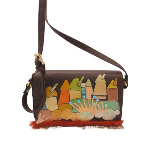 Borsa in pelle - Berillo - serie "paesaggi"