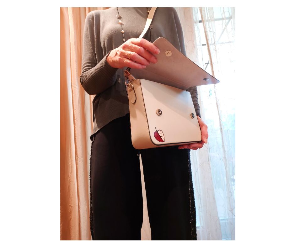 Borsa in pelle - Folia - serie "love for Nature"