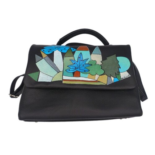 Borsa in pelle - Blula - serie "paesaggi"