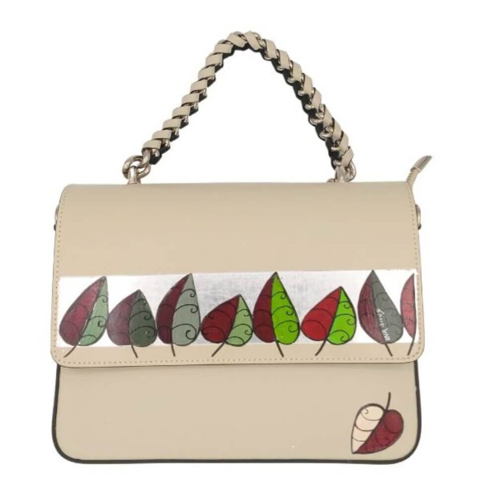 Borsa in pelle - Folia - serie "love for Nature"