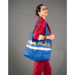 homeSITO1920-×-1080-px-2 Borsa in Pelle, Blu Cobalto, Dipinta A Mano, Made in Italy, "PAESAGGIO NEL BLU"