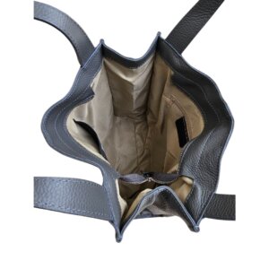 borsa in pelle - Bike - serie "paesaggi"