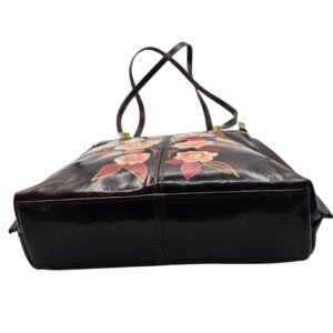 44 Zaino Borsa 2-in-1 in Pelle, Colore Testa di Moro, Dipinto a Mano, Made in Italy, "NAZRIN"